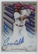 2023 Bowman's Best Shellacked Autographs Cam Collier #SHA-CCO card