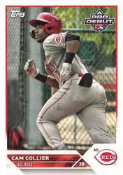 2023 Topps Pro Debut Base Set Cam Collier #PD-198 card