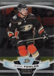 2019-20 O-Pee-Chee Platinum Base Set Cam Fowler #114 card