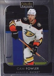 2021-22 O-Pee-Chee Platinum Base Set Cam Fowler #80 card