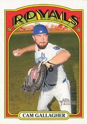 2021 Topps Heritage Base Set Cam Gallagher #439 card
