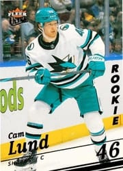 2025-26 Fleer Ultra Base Set Cam Lund #182 card