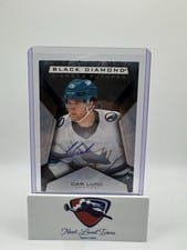 2025-26 Upper Deck Black Diamond Diamond Futures Cam Lund #BDF-CL card