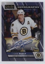 2023-24 O-Pee-Chee Platinum Blue Rainbow Autos Cam Neely #BA-CN card