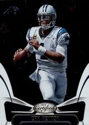 2018 Panini Certified Base Set Cam Newton #61 card