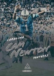 2018 Panini Luminance Base Set Cam Newton #62 card
