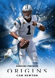 2018 Panini Origins Base Set Cam Newton #44 card