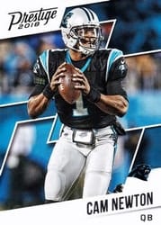 2018 Panini Prestige Base Set Cam Newton #72 card