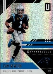 2018 Panini Unparalleled Base Set Cam Newton #26 card