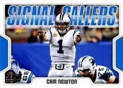 2018 Score Signal Callers Cam Newton #5 card