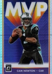 2019 Donruss Optic MVP Cam Newton #MVP-3 card