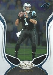 2019 Panini Certified Base Set Cam Newton #80 card