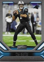 2019 Panini Playbook Base Set Cam Newton #76 card