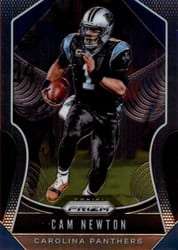 2019 Panini Prizm Base Set Cam Newton #178 card