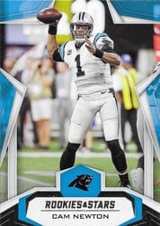 2019 Panini Rookies & Stars Base Set Cam Newton #9 card