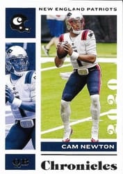 2020 Panini Chronicles Base Set Cam Newton #66 card