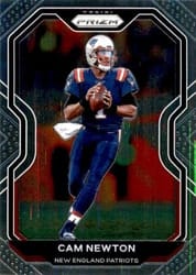 2020 Panini Prizm Base Set Cam Newton #19 card