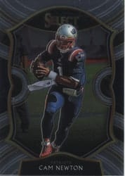 2020 Panini Select Base Set Cam Newton #36 card