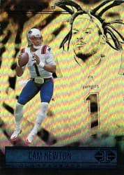 2021 Panini Illusions Base Set Cam Newton #54 card