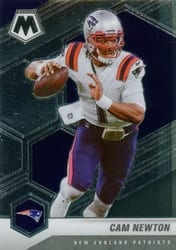2021 Panini Mosaic Base Set Cam Newton #135 card