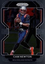 2021 Panini Prizm Base Set Cam Newton #96 card