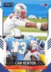 2021 Score Base Set Cam Newton #36 card
