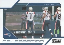 2021 Score Celebration Cam Newton #C2 card