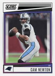 2022 Score Base Set Cam Newton #48 card