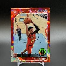 2019 Panini Hoops Premium Stock Cam Reddish Red Pulsar Prizm #207 card