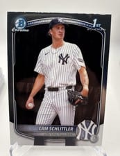 2025 Bowman Chrome Prospects Cam Schlittler #BCP-166 card