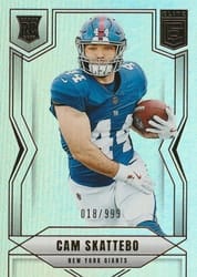 2025 Donruss Elite Base Set Cam Skattebo #153 card