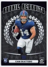2025 Donruss Optic Rookie Recruits Cam Skattebo #9 card