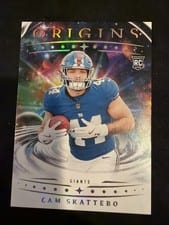 2025 Panini Origins Base Set Cam Skattebo #123 card