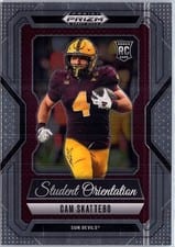 2025 Panini Prizm Draft Picks Student Orientation Cam Skattebo #16 card