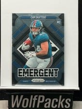 2025 Panini Prizm Emergent Cam Skattebo #1 card