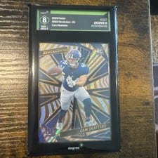 2025 Panini Revolution Rookie Autographs Cam Skattebo #8 card
