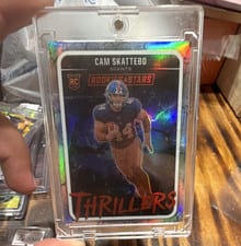 Cam Skattebo 2025 Panini Rookies & Stars Thrillers Signature #26