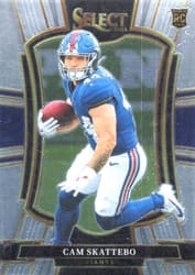 2025 Panini Select Base Set Cam Skattebo #195 card