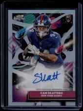 2025 Topps Cosmic Chrome Cosmic Chrome Autographs Cam Skattebo #CCA-CS card
