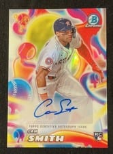 2025 Bowman Chrome Melt Mashers Autographs Cam Smith #MMA-CS card