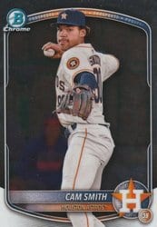2025 Bowman Chrome Prospects Cam Smith #BCP-48 card