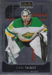 2021-22 O-Pee-Chee Platinum Base Set Cam Talbot #68 card