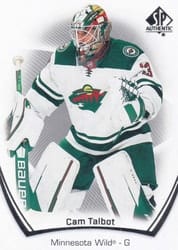 2021-22 SP Authentic Base Set Cam Talbot #7 card
