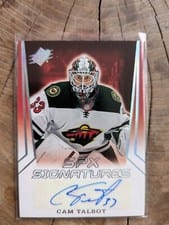 2021-22 SPx SPx Signatures Cam Talbot #SPX-CT card