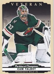 2022-23 Parkhurst Champions Base Set Cam Talbot #110 card
