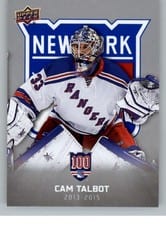 2025-26 Upper Deck New York Rangers Centennial Base Set Cam Talbot #84 card