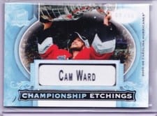 2020-21 Upper Deck The Cup Championship Etchings Cam Ward #CE-CW card