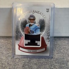 2025 Donruss Rookie Holiday Sweater Cam Ward #SWE-CWD card