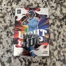 2025 Panini Mosaic Light It Up Mosaic Cam Ward #2 card