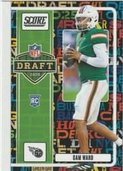 2025 Score NFL Draft Cam Ward #3 card